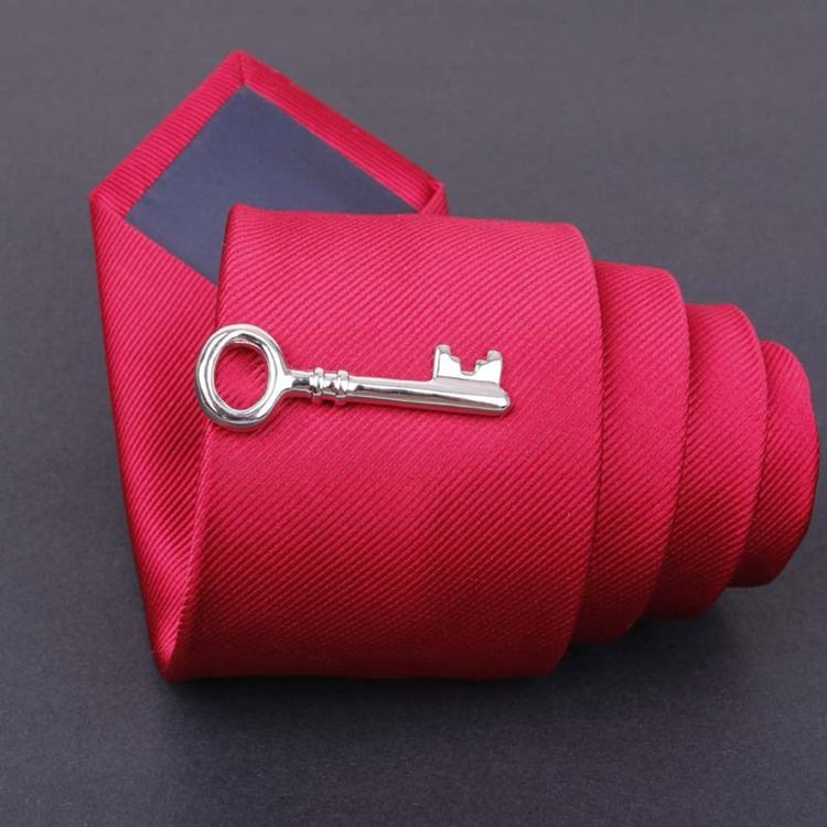 Key Tie Clip (Inkluderar Inte Slipsar)