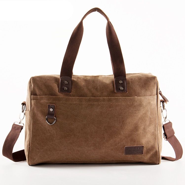 Casual Canvas Zipper Herrväska