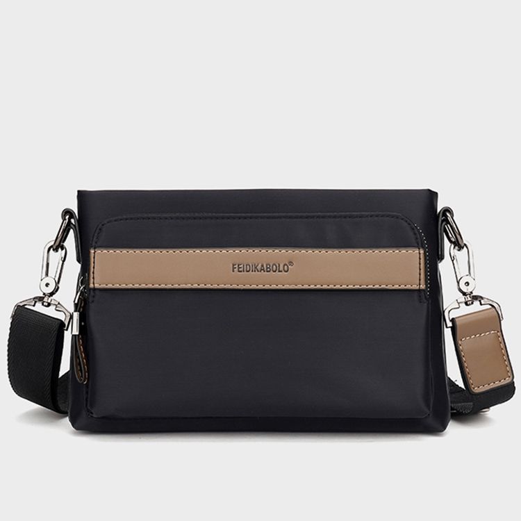 Casual Rutig Patchwork Herrväska