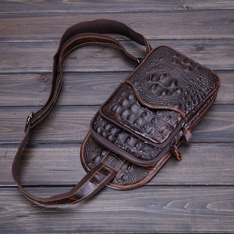 European Sling Bags Med Tråd För Män