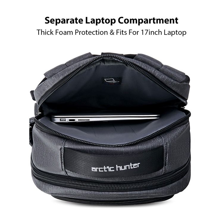 Europeisk Nylon Vanlig Ryggsäck Laptopväskor