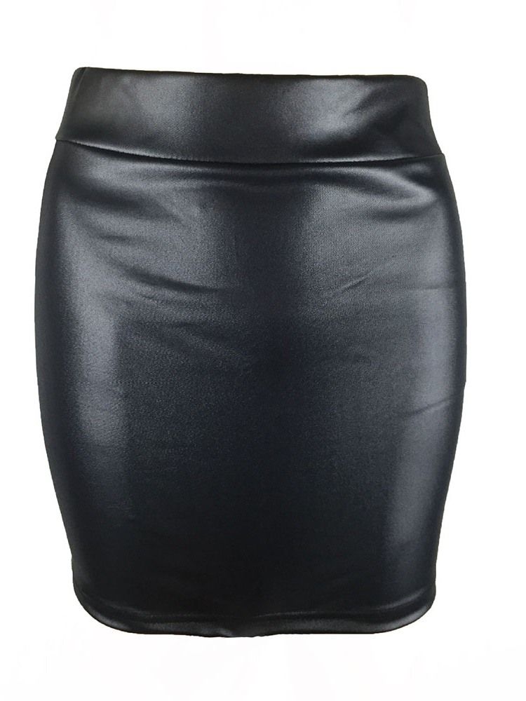 Enkel Bodycon Fashion Mini-Kjol