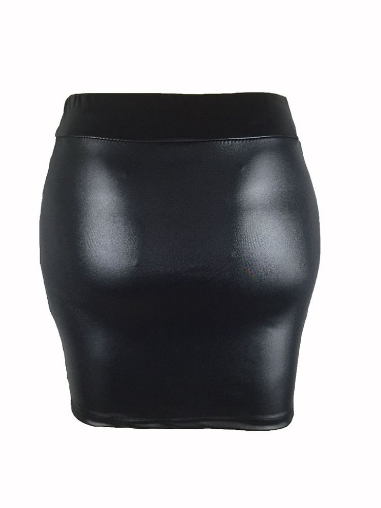 Enkel Bodycon Fashion Mini-Kjol