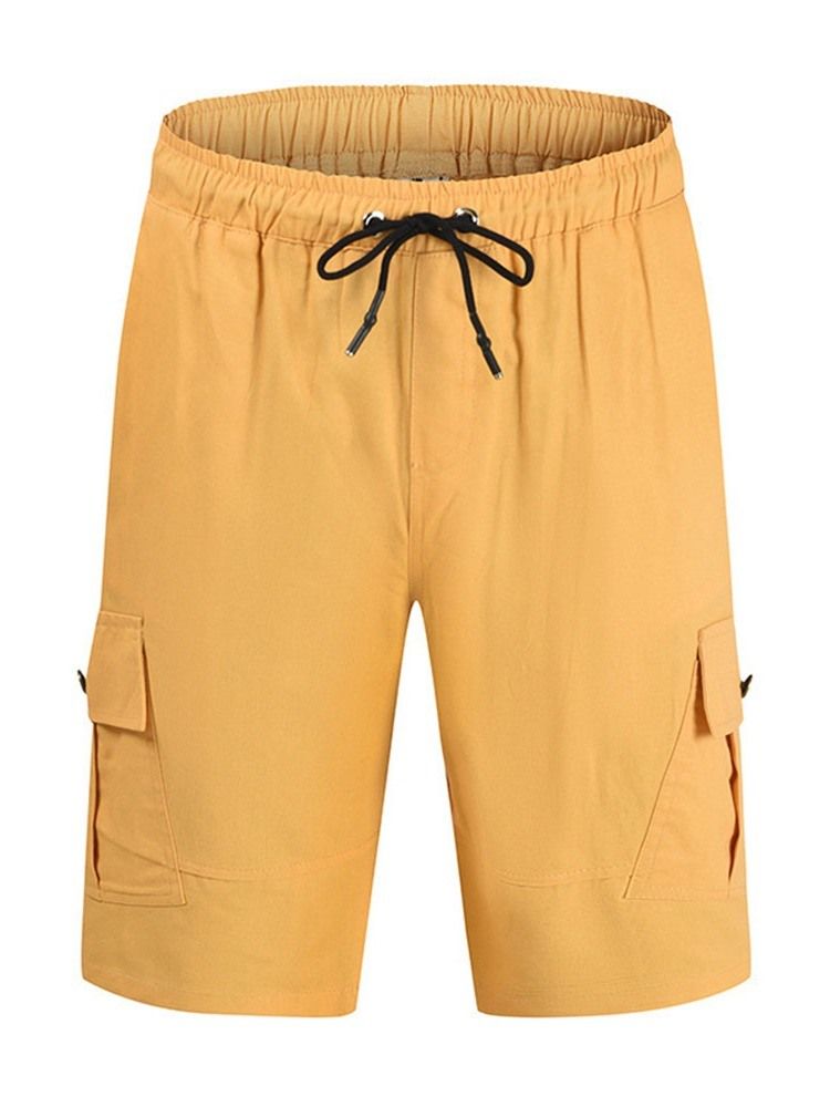 Casual Shorts För Män Med Rak Ficka