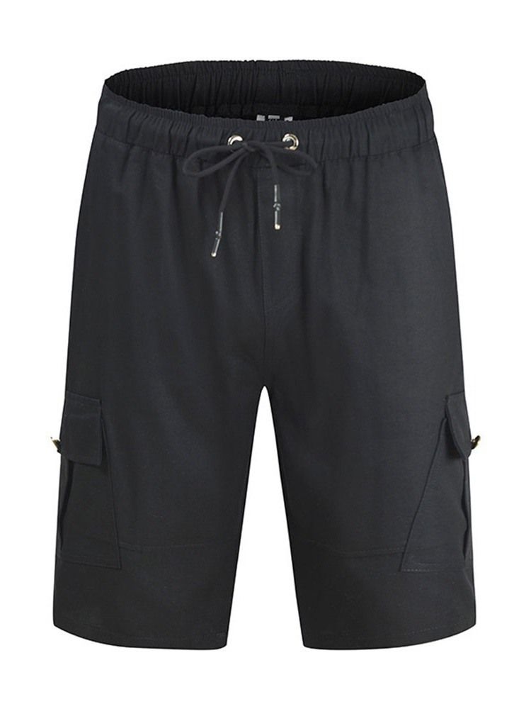 Casual Shorts För Män Med Rak Ficka