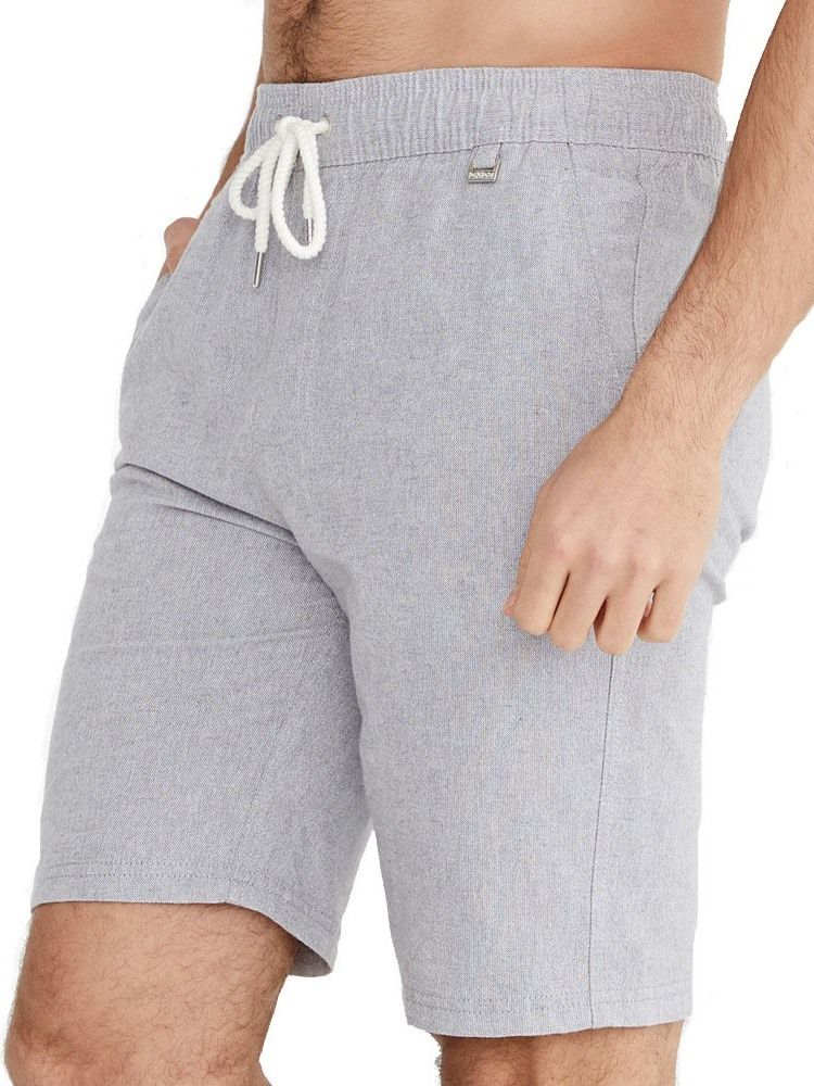 Casual Shorts För Män Med Snörning