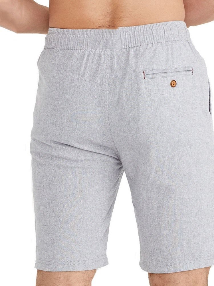 Casual Shorts För Män Med Snörning