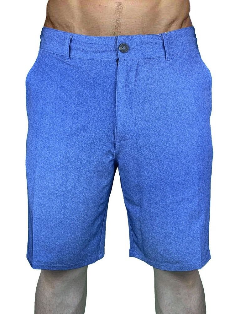 Enfärgade Herrshorts Med Lös Knapp