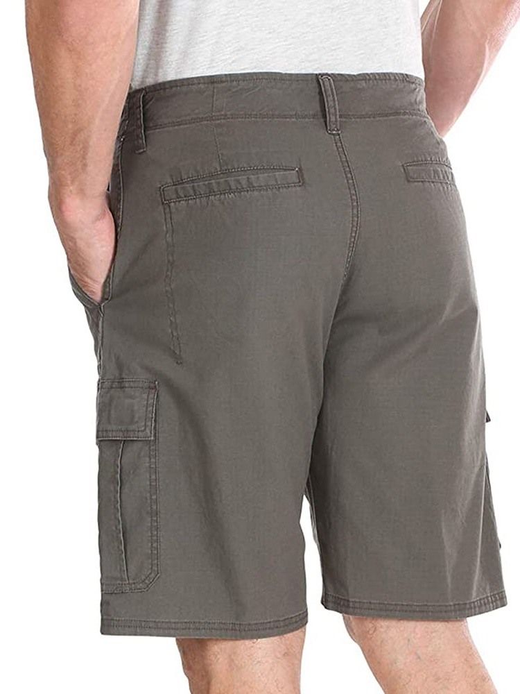 Enkla Raka Fickor För Män Casual Shorts