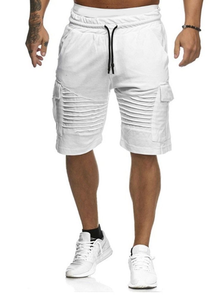 Löst Harem Vanligt Låg Midja Casual Herrshorts