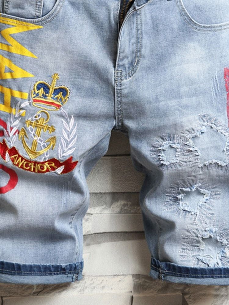 Rak Mellan Midja Europeiska Herrjeans