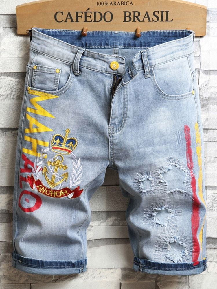 Rak Mellan Midja Europeiska Herrjeans
