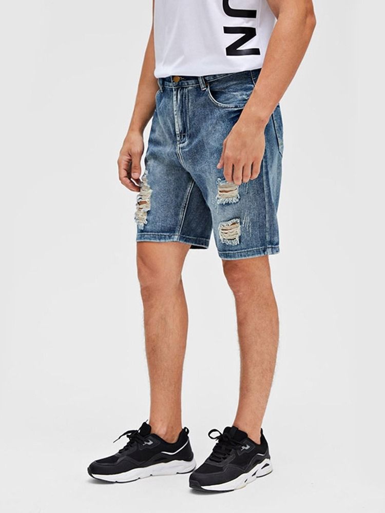 Rak Vanlig Ficka Casual Herrjeans