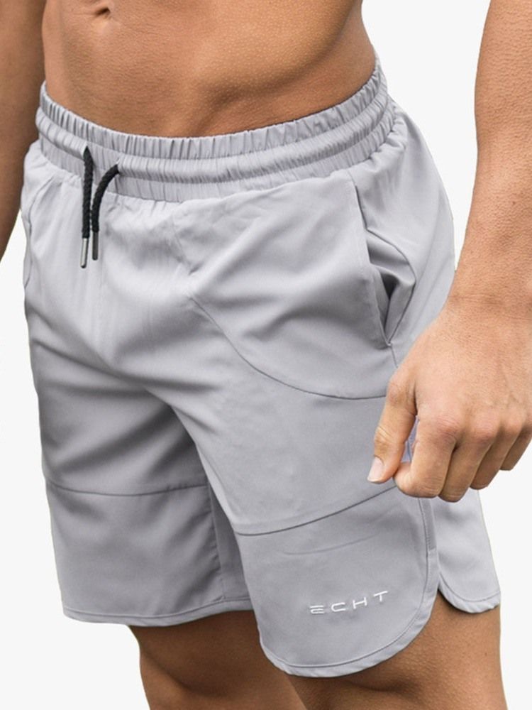 Slimma Ficka Casual Damshorts Med Snörning