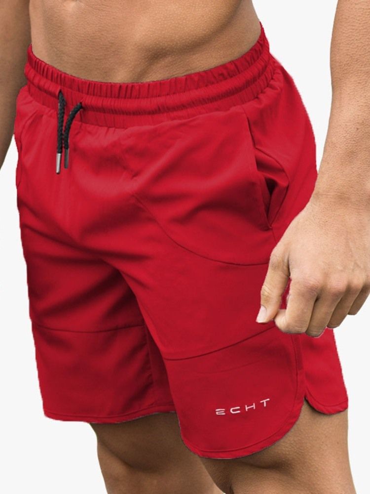 Slimma Ficka Casual Damshorts Med Snörning