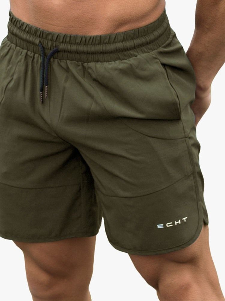 Slimma Ficka Casual Damshorts Med Snörning