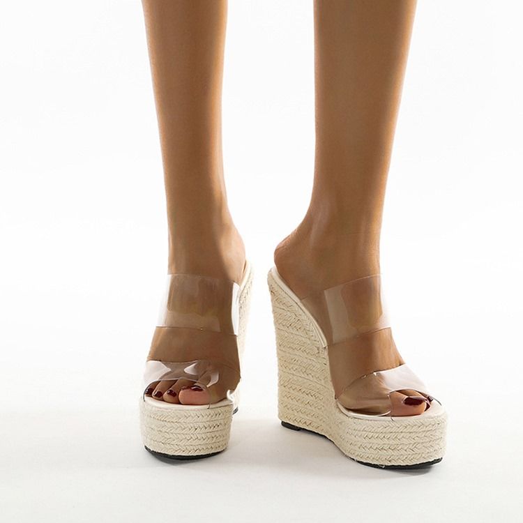 Tåring Slip-On Kilklack Patchwork Damtofflor