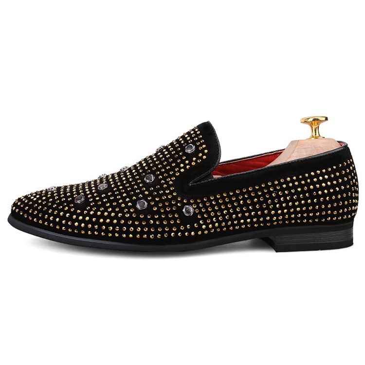 Brittiska Point Toe Nitar Oxfords Herr