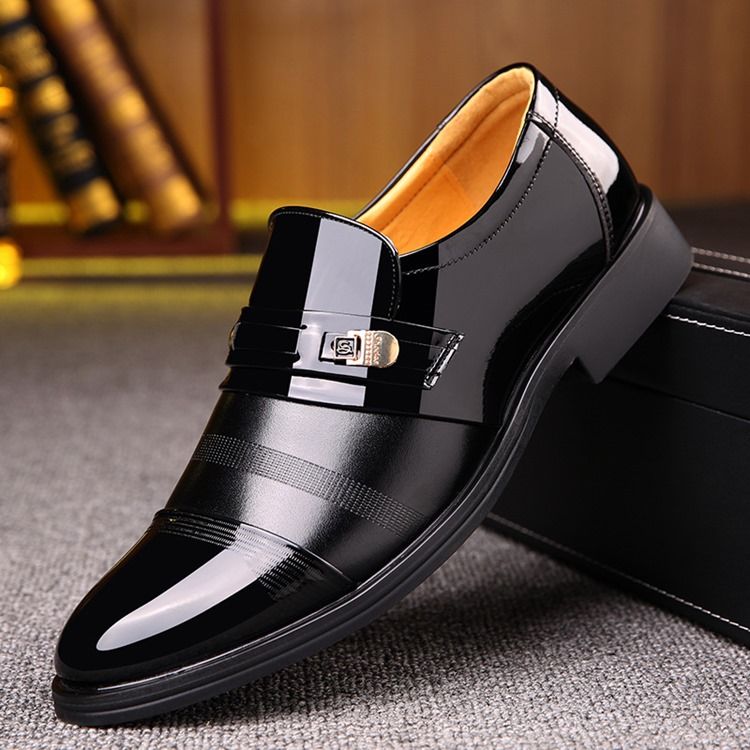 Lågskuren Övre Rund Tå Oxfords Herr