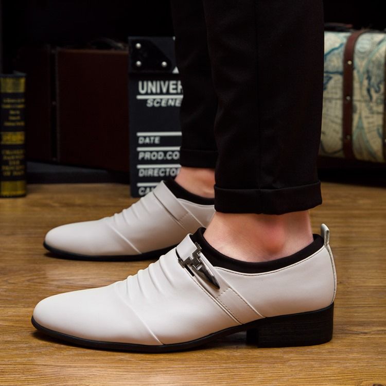 Populära Slip-On Plain Oxfords För Män