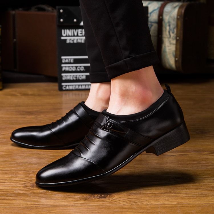 Populära Slip-On Plain Oxfords För Män