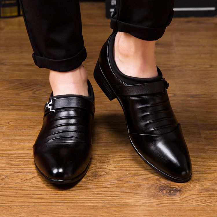 Populära Slip-On Plain Oxfords För Män