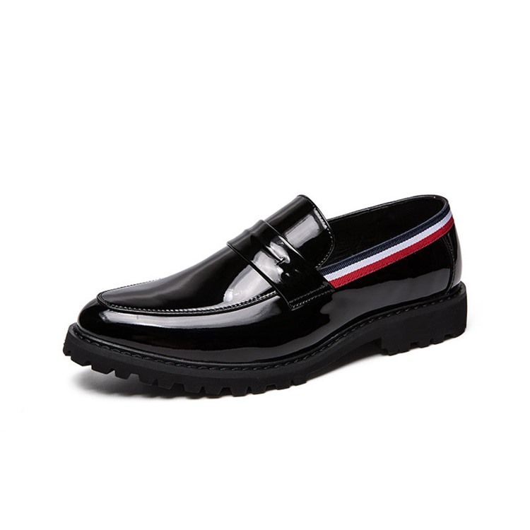 Pu Slip-On Low-Cut Övre Herrskor