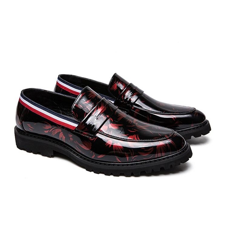 Pu Slip-On Low-Cut Övre Herrskor