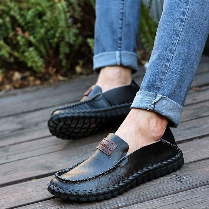 Office Slip På Loafers För Män