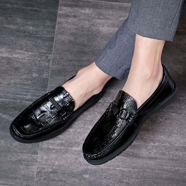 Pu Slip-On Low-Cut Övre Herr Fritidsskor