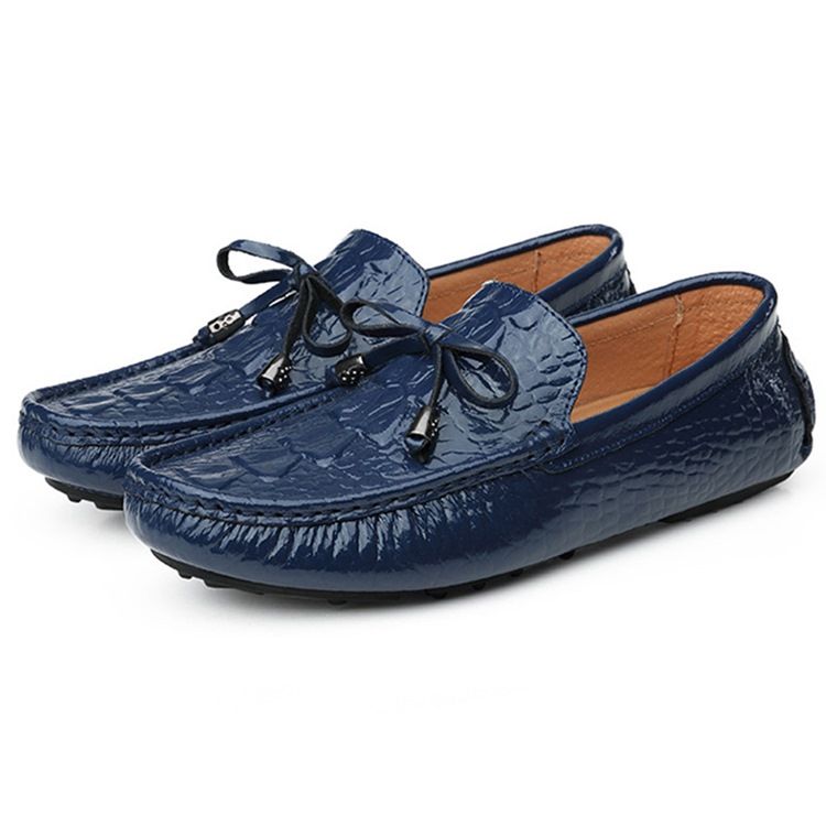 Slip-On Vanlig Rund Tå Herrskor