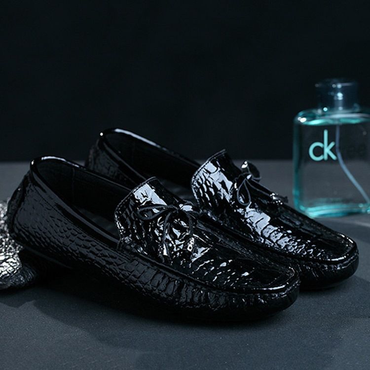 Slip-On Vanlig Rund Tå Herrskor