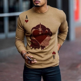 Color Block Print Pullover Pullover Mode Hoodies