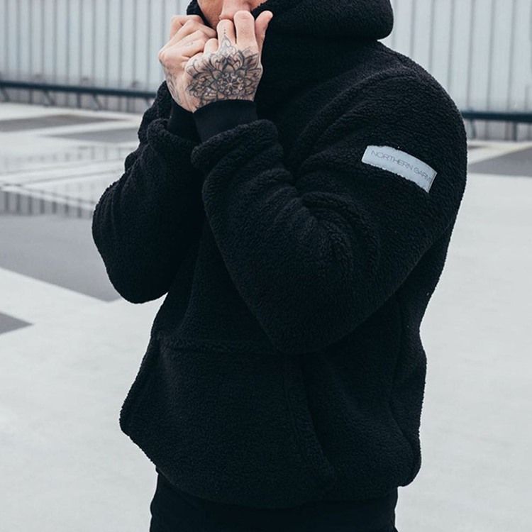 Pullover Fleece Pocket Hooded Raka Hoodies