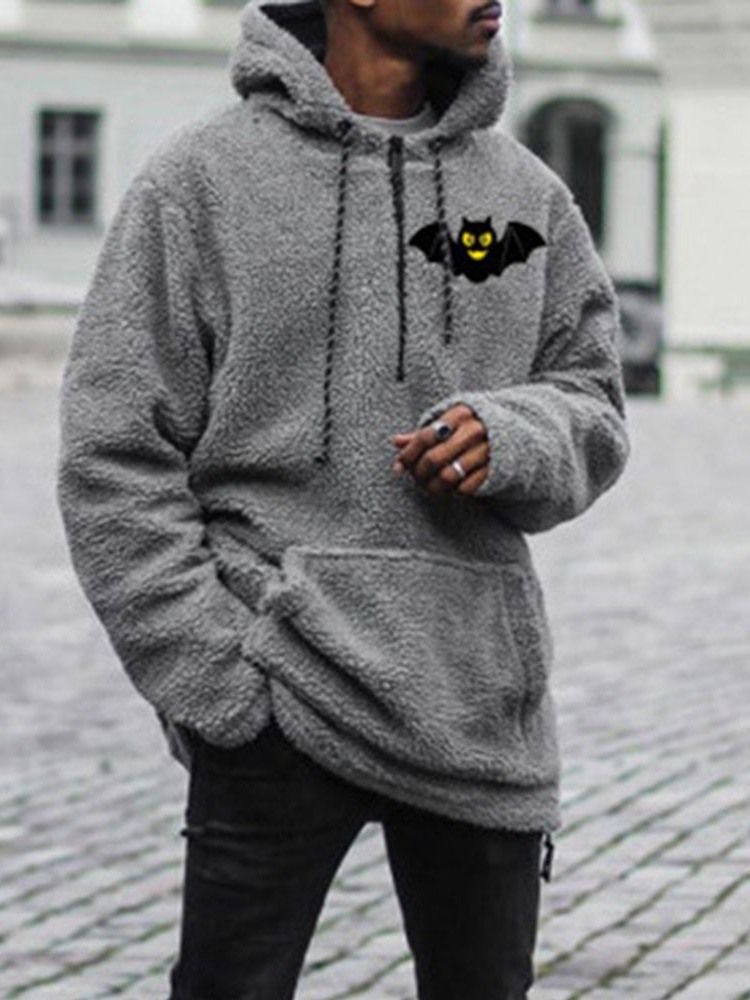 Pullover Pocket Animal Pullover Huvtröjor
