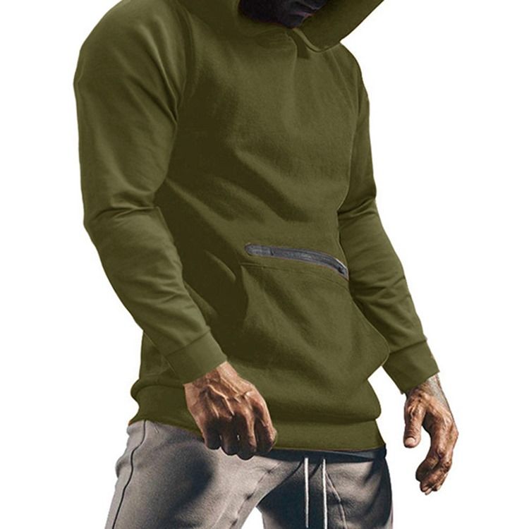 Vanlig Dragkedja Med Lösa Huvtröjor