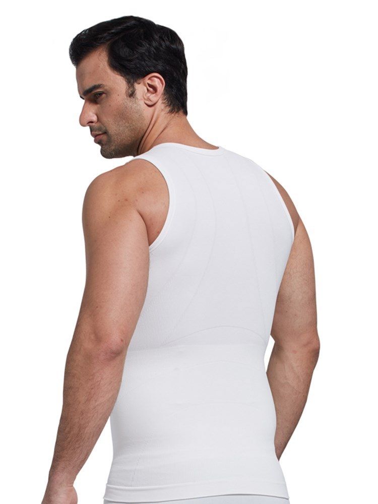 Anti-Svett Andas Body Shaping Sport Vest Topp För Män