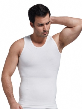 Anti-Svett Andas Body Shaping Sport Vest Topp För Män
