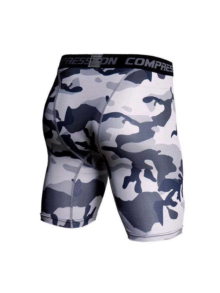 Anti-Svettshorts För Herrtryckt Tröja Sportset