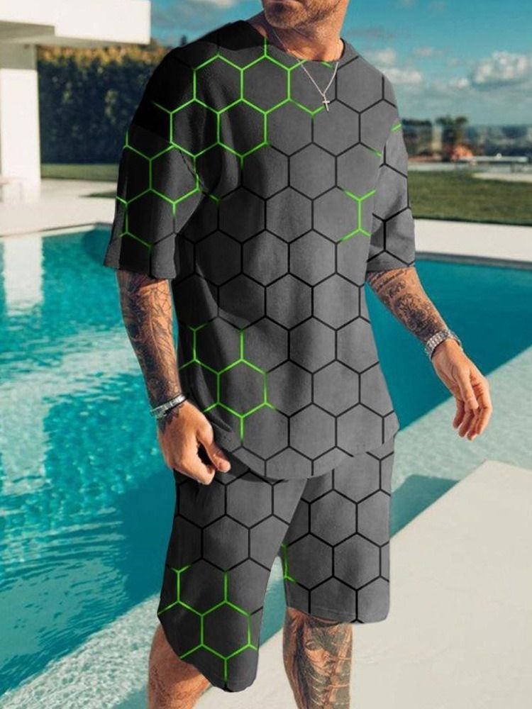 Byxtryck Casual Sommar Outfit