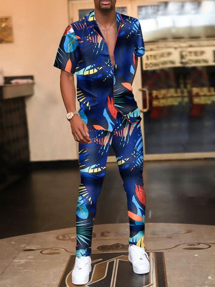 Color Block Casual Print Sommaroutfit