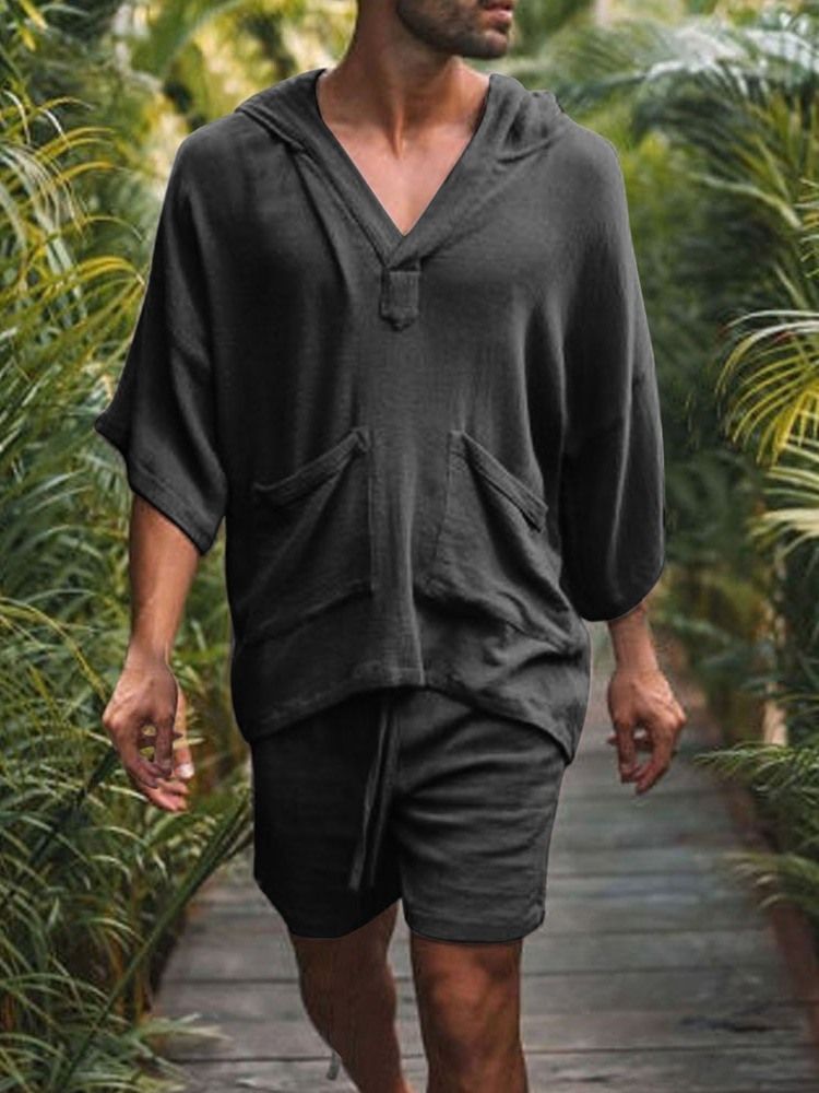 Enkel Skjorta Casual Sommaroutfit