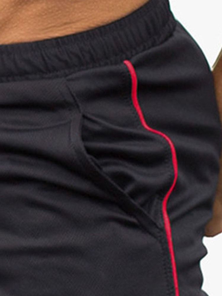 Män Letter Shorts Löpsport Byxor