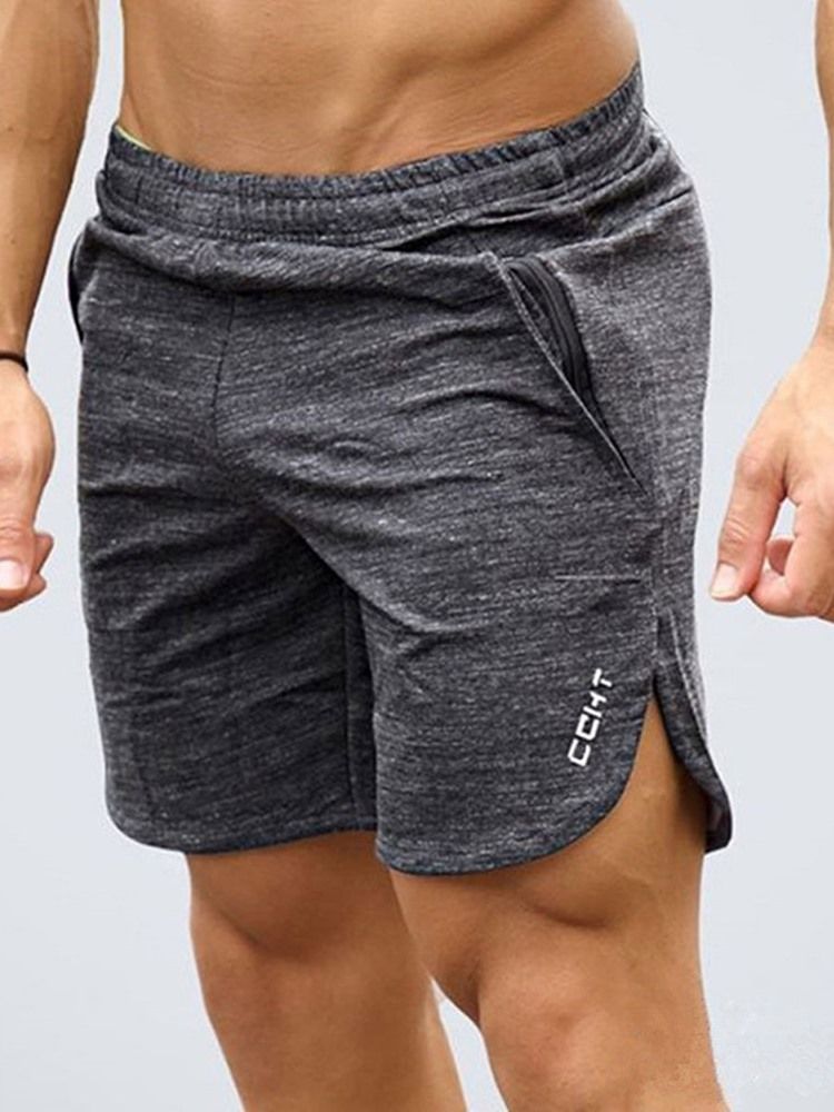 Män Letter Shorts Sportbyxor