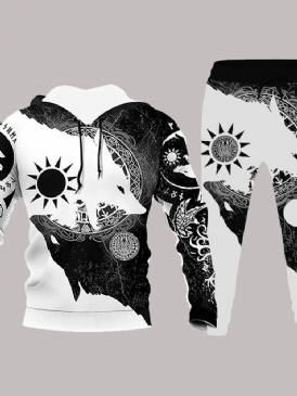 Mode Casual Print Byxor Våroutfit