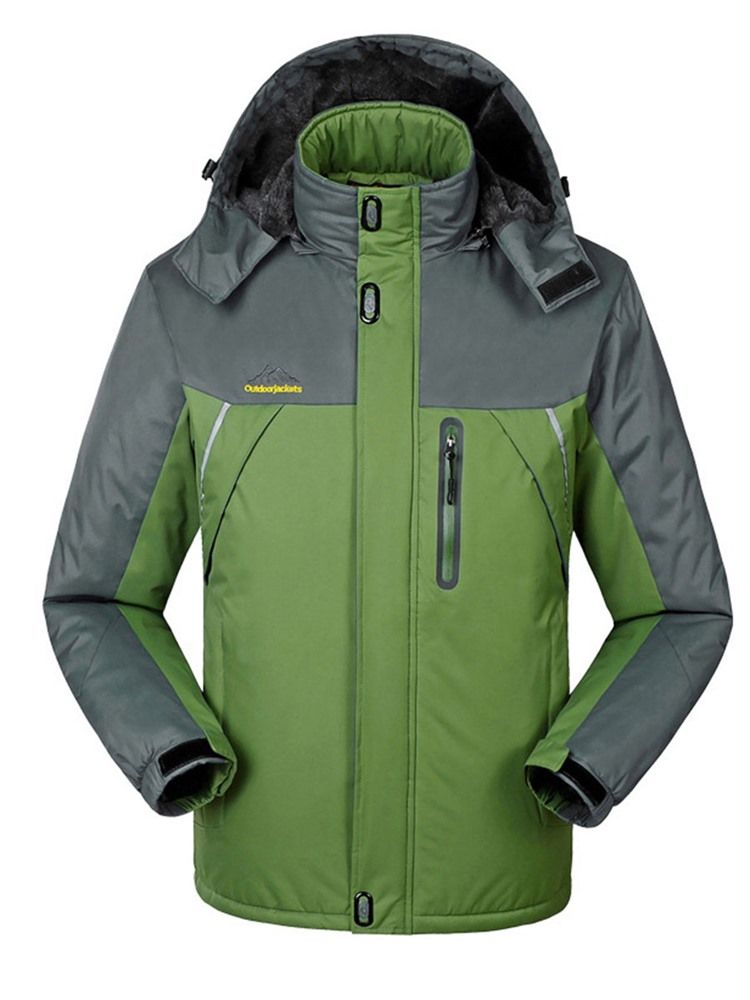 Plus Size Warm Förtjockning Vindtät Vattentät Par Ski Jacka