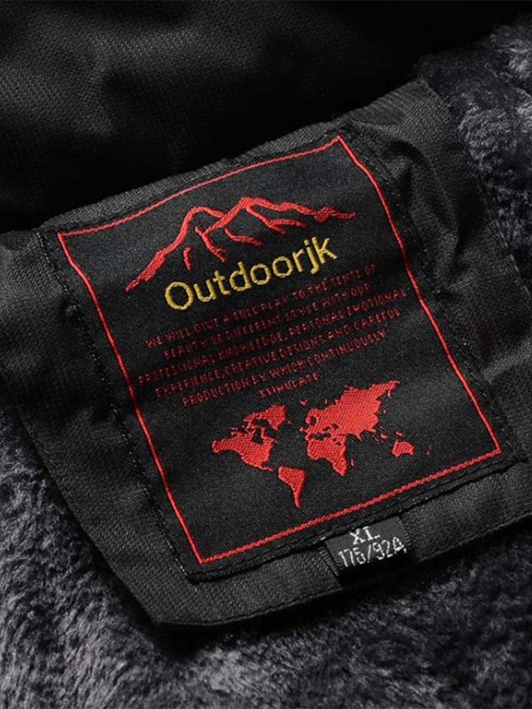 Plus Size Warm Förtjockning Vindtät Vattentät Par Ski Jacka