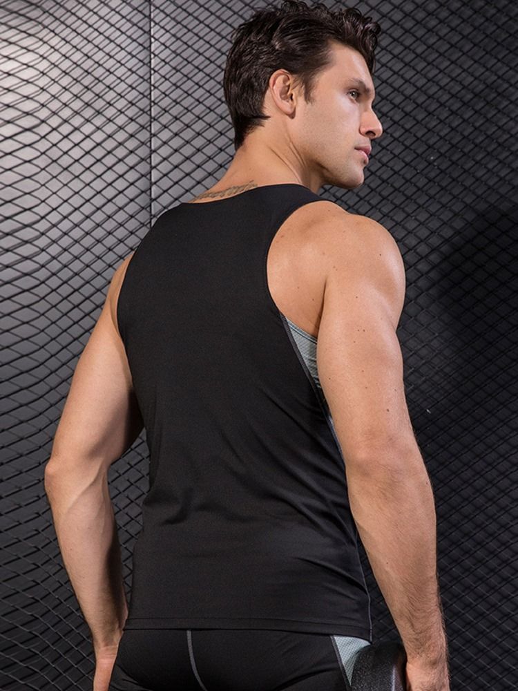 Polyester Color Block Running Pullover Sportlinnen