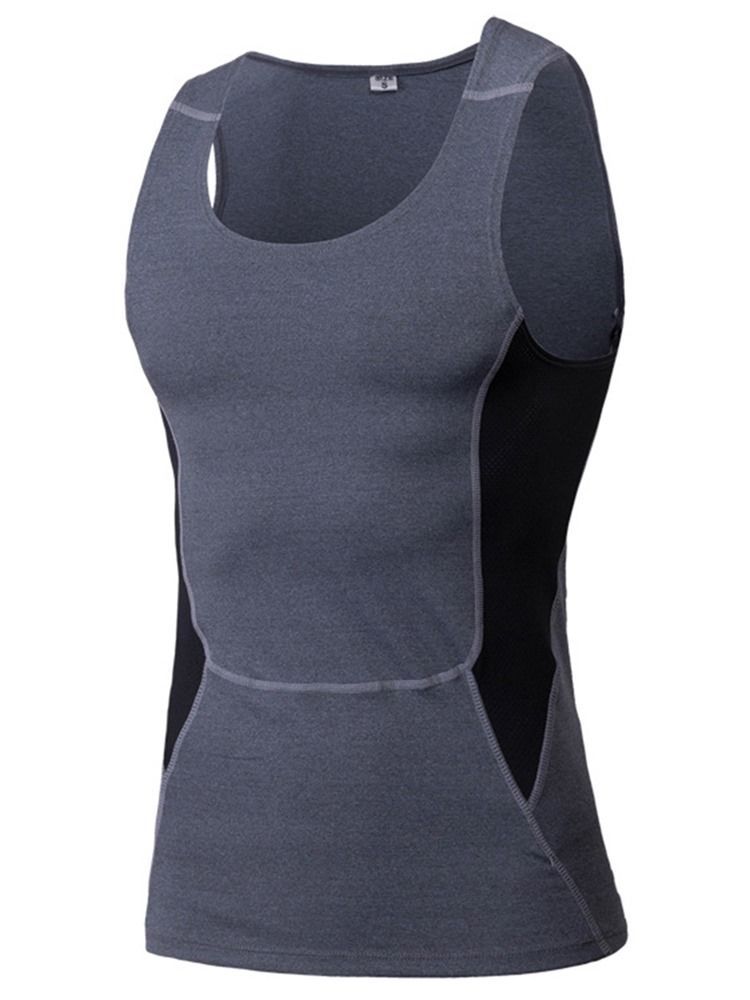 Polyester Color Block Running Pullover Sportlinnen
