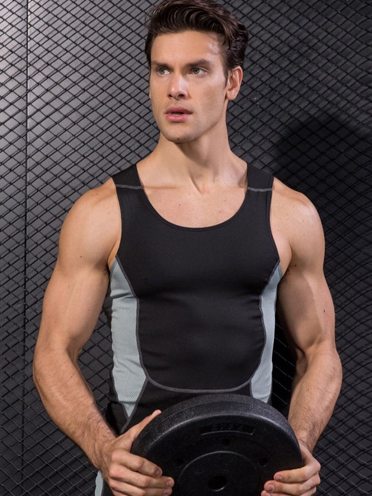 Polyester Color Block Running Pullover Sportlinnen